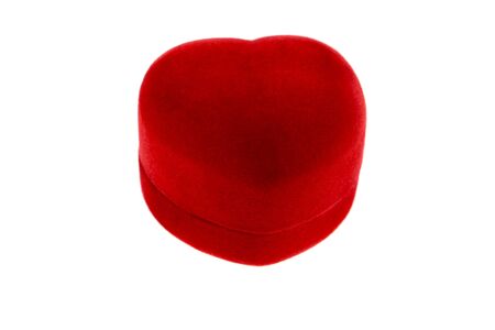 Red ring box isolatedの写真素材