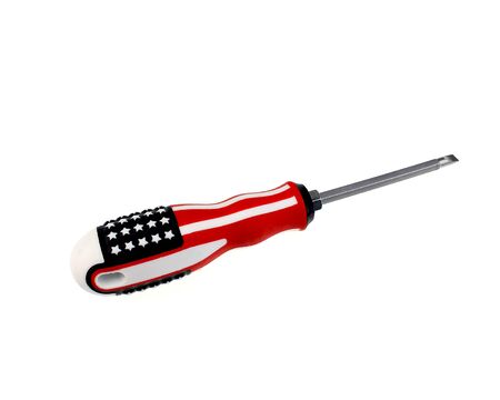 Screwdriver isolatedの写真素材