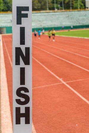 Finish line for runner, Phuketのeditorial素材