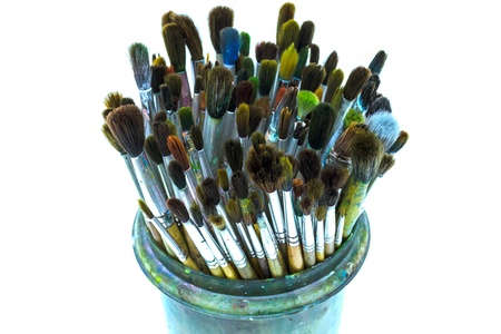 Paint brushesの写真素材