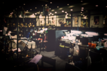 Blurred of jewelry factory background in vintage styleの写真素材
