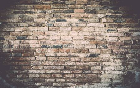 Old grunge brick wall, Vintage style background.の写真素材