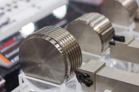 model cutting tool for spiral making and workpiece for cnc lathe machine