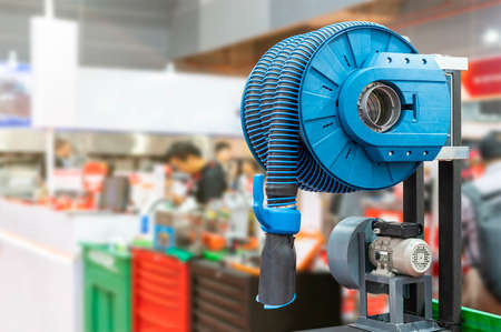 Modern of industrial flexible tube hood & dust for suction smoke or fume machine of welding or multipurpose use with blower and motor for industrial etc.の写真素材