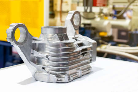 aluminum alloy body or head cylinder for engine part of automobile vehicle or Lawn mower before...