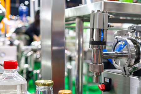 stainless steel tube pneumatic dispensing nozzle component of automatic liquid filling or dispenser...