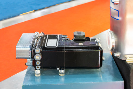 Compact high pressure liquid ring two stage vacuum pump in industrial useの写真素材