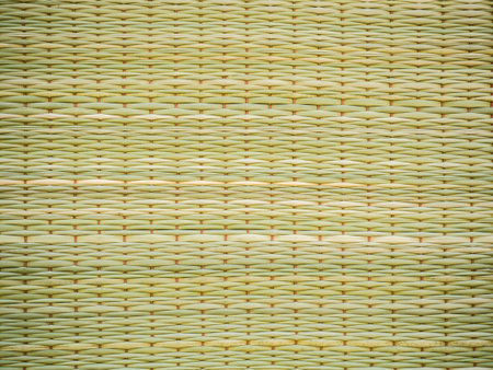 Abstract background of reed mat pattern Thai traditional handicraft.の写真素材