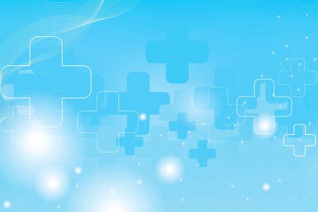 Geometry, positive and hexagon symbols Medical concept backgroundの写真素材