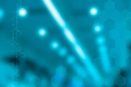 Geometry, positive and hexagon symbols Medical concept backgroundの写真素材