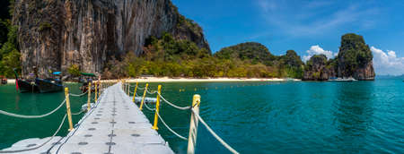 Blue sea at Koh Hong, Krabi province, Thailandの写真素材