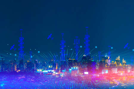 Intelligent city networks and communication in the age of AI (wireless communication on the world)