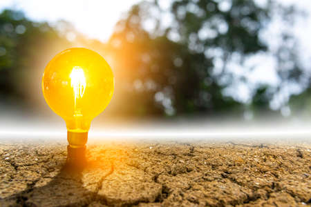3D illustration Renewable energy concept Earth Day or environmental protection Protect the forests...