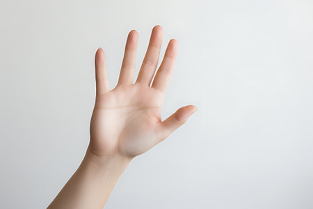 Human hands and gestures on backgroundの素材