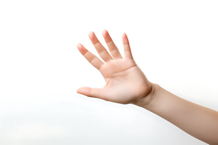 Human hands and gestures on backgroundの素材