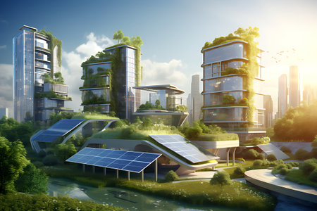 Urban and environmental concepts of sustainable energy and environmental solutionsの素材