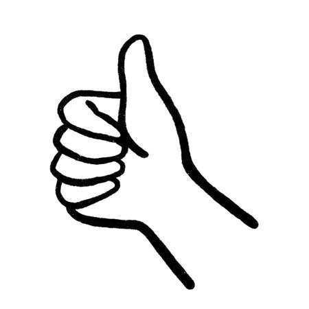 Set of realistic gestures, hand shapes. Lay black stroke logo graphic art design isolated on white The concept of expressing love, rock, V sign, love.の写真素材