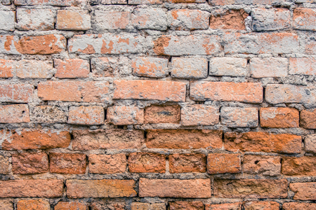 Abstract image of red brick wall texture grunge background.の写真素材