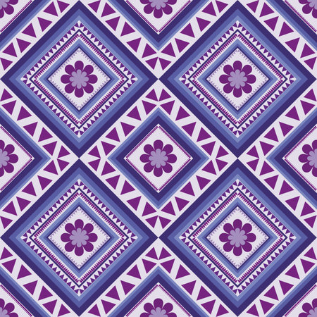 seamless pattern with art decor, fabric, hand drawing, backgroundの写真素材