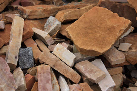 stone constructionの写真素材