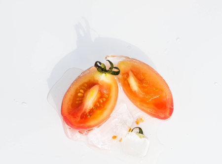 green leaf focusの写真素材