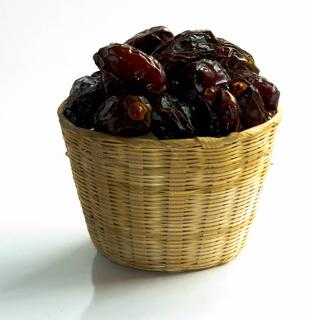 Plum in the basketmorning