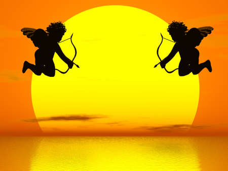 The cupid の写真素材