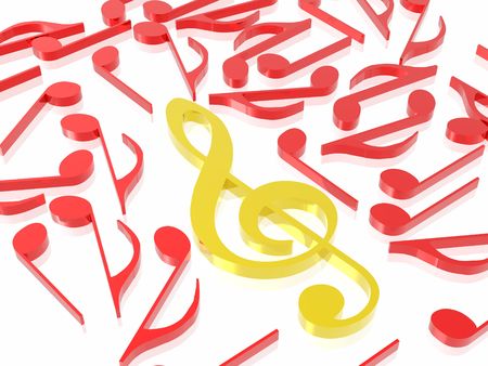 music sign (see more in my portfolio)の写真素材