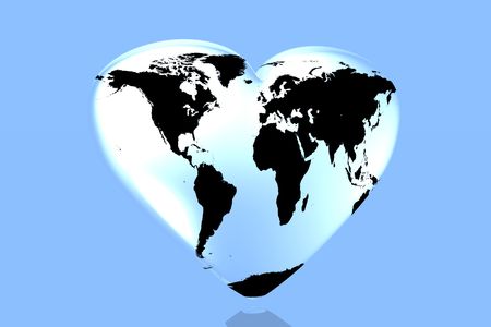 I love this worldの写真素材