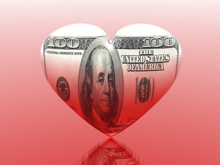 I love money の写真素材