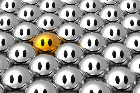 stand out from the crowdの写真素材