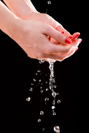 care for sensuality woman hands の写真素材