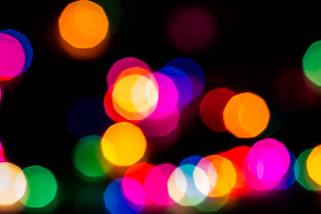 color light Scintillationの写真素材