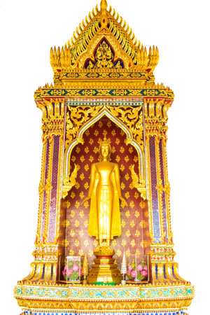 Buddha temple in Bangkok, Thailandの写真素材