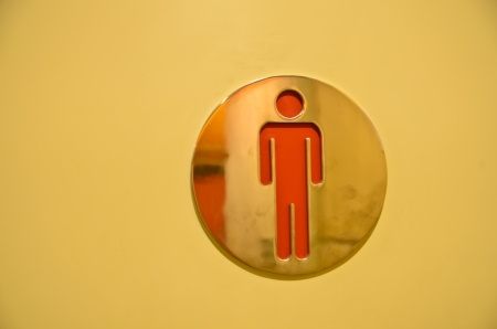 WC symbol (men toilet sign)の写真素材