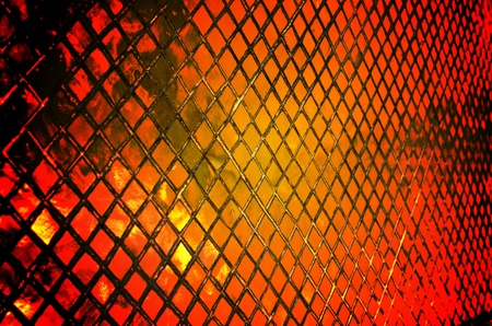 Colorful vintage ceramic tiles wall decoration.の写真素材