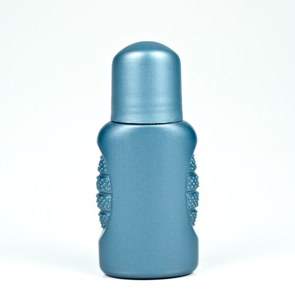 roll-on deodorant bottle isolated on a white backgroundの写真素材