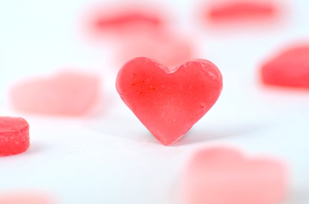 image of Valentine hearts isolated on white.の写真素材