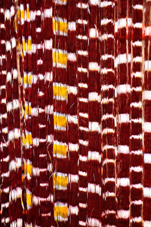 Raw silk thread for background