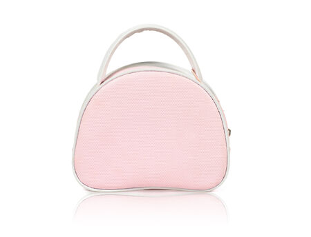 pink woman's handbagの写真素材