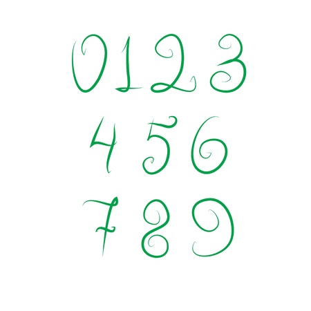 Set of numberのイラスト素材