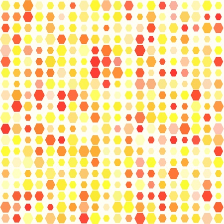 Yellow hexagons seamless