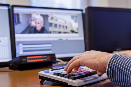 editor at workの写真素材