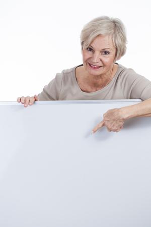 confident neat senior woman various situations at homeの写真素材