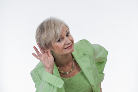 confident neat senior woman various situations at homeの写真素材
