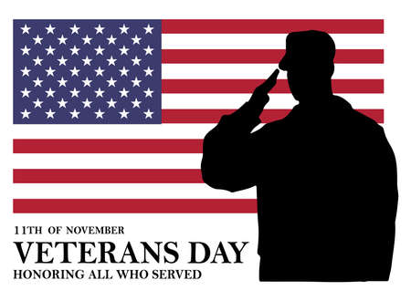 Vector image of the 11th day of veterans day novemberのイラスト素材