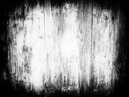 Old rustic wood background black and white.のイラスト素材