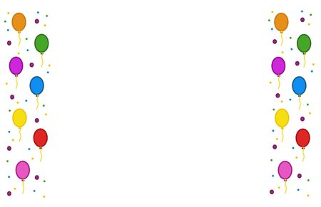 Simple Balloons background for Carnival, Birthdayのイラスト素材