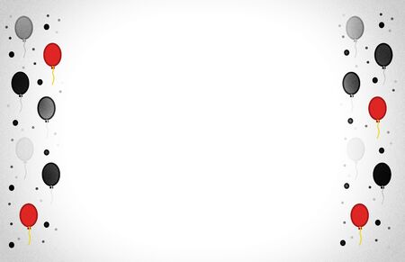 Balloons background for Carnival, Birthdayのイラスト素材