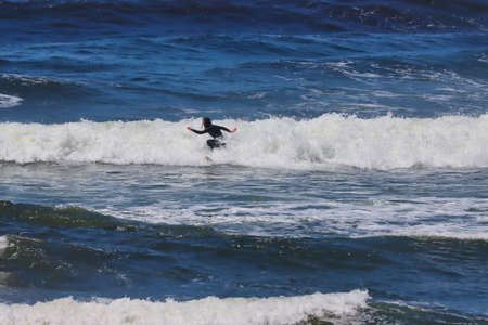 Surfing, hiking and sunbathing at Sand Dollar State Beach in Big Sur California